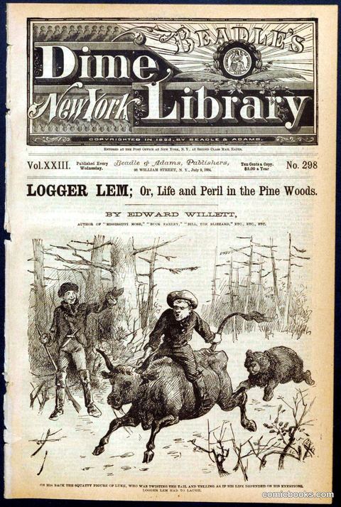 Beadle's New York Dime Library No. 298