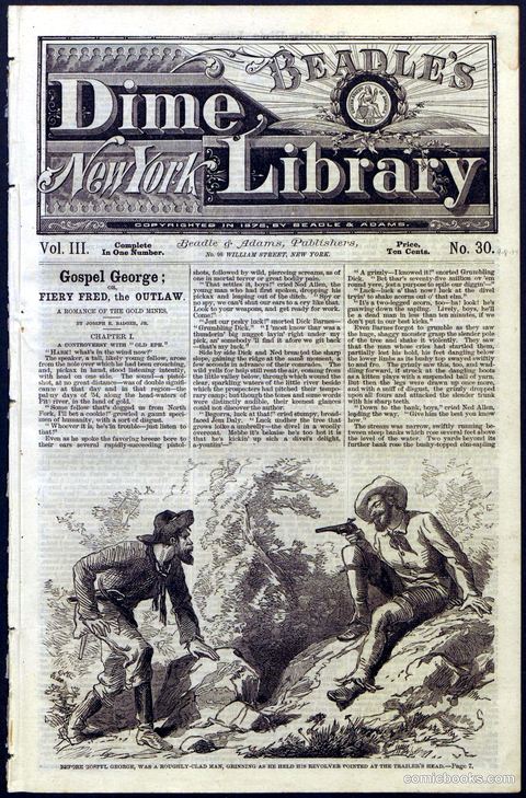 Beadle's New York Dime Library, No. 30