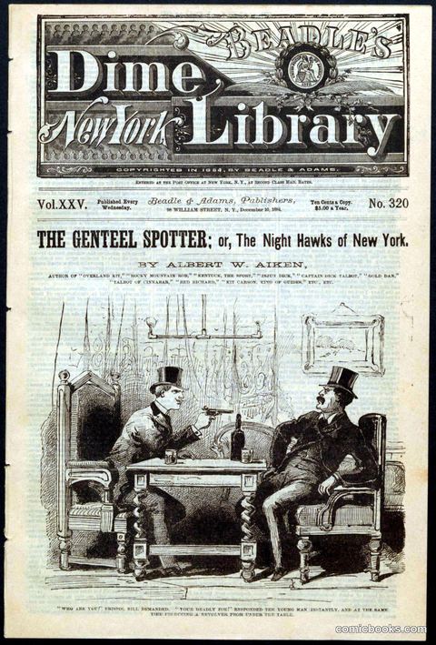 Beadle's New York Dime Library, No. 320