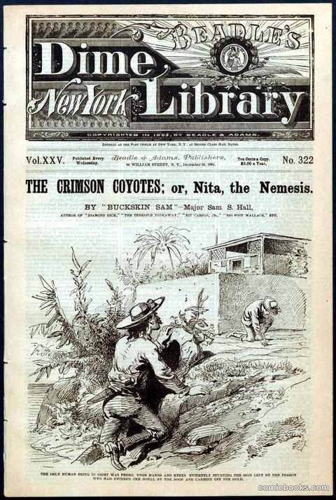 Beadle's New York Dime Library, No. 322