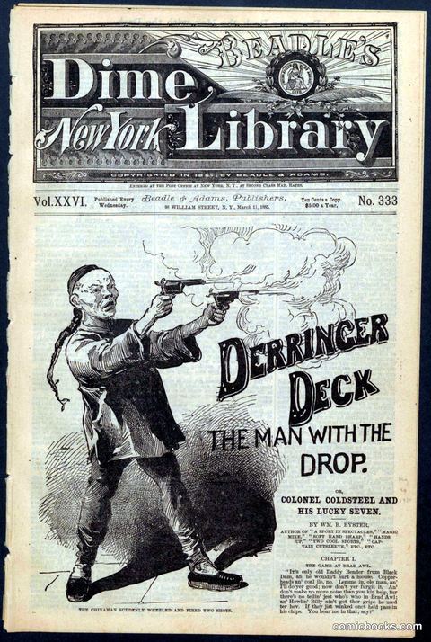Beadle's New York Dime Library No. 333