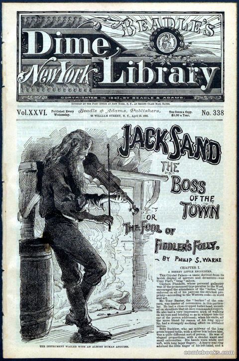 Beadle's New York Dime Library No. 338