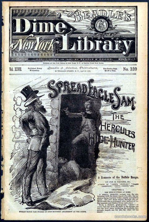 Beadle's New York Dime Library No. 339