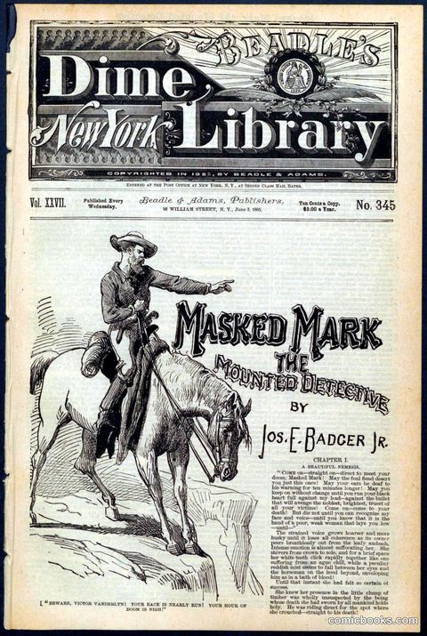 Beadle's New York Dime Library No. 345
