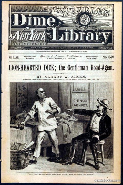 Beadle's New York Dime Library No. 349