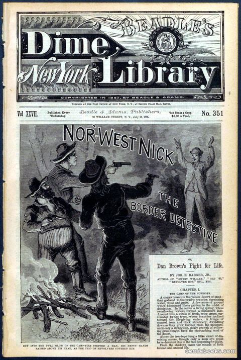 Beadle's Dime Library No. 351