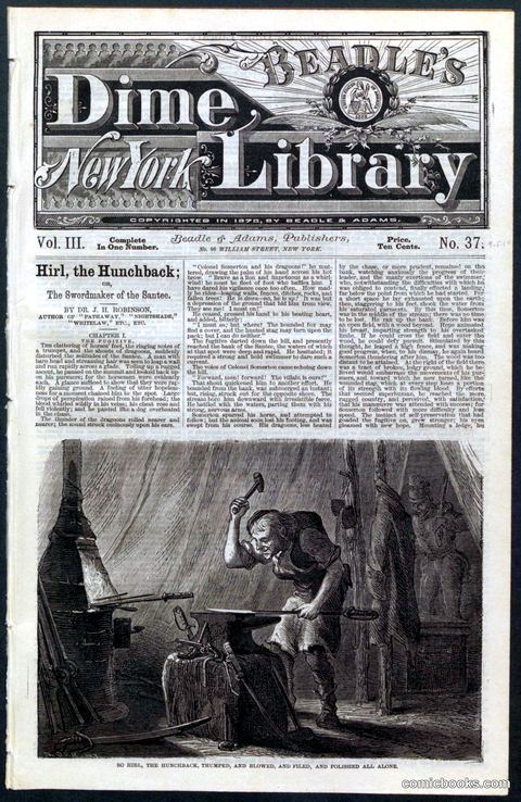 Beadle's New York Dime Library, No. 37