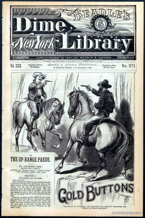 Beadle's New York Dime Library No. 371