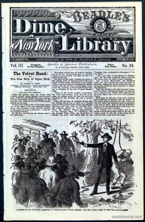 Beadle's New York Dime Library, No. 38