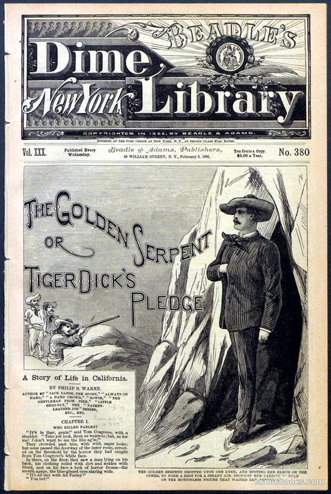 Beadle's New York Dime Library No. 380