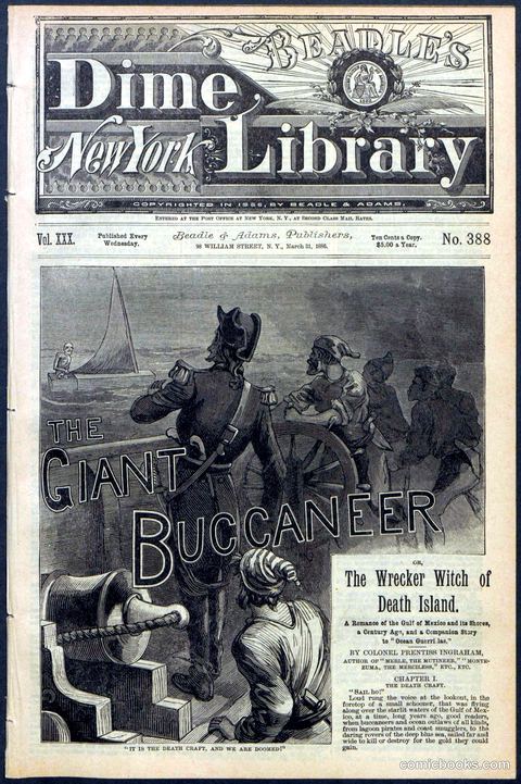 Beadle's Dime Library No. 388: The Giant Buccaneer
