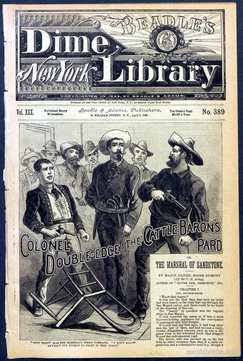 Beadle's New York Dime Library No. 389