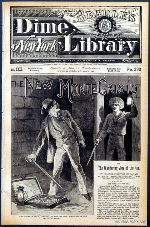 Beadle's Dime Library No. 399: The New Monte Cristo
