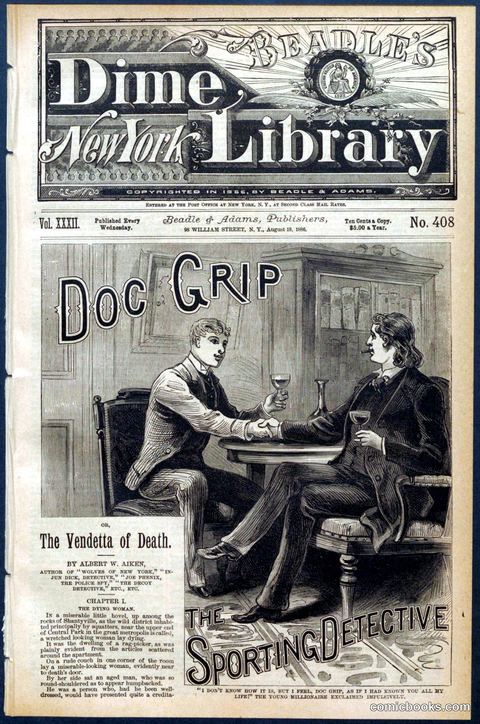 Beadle's New York Dime Library, No. 408