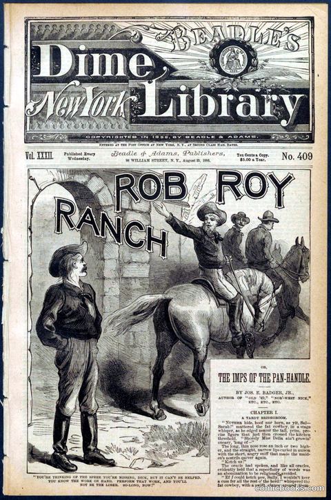 Beadle's Dime Library No. 409: Rob Roy Ranch