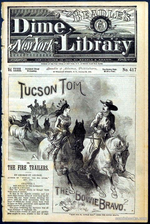Beadle's Dime Library No. 417: Tucson Tom