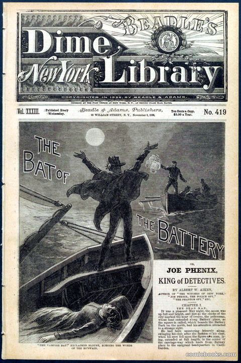 Beadle's New York Dime Library No. 419