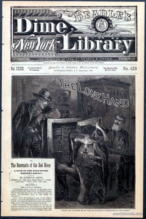 Beadle's New York Dime Library No. 423