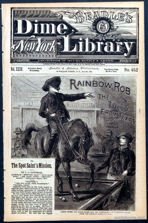 Beadle's New York Dime Library No. 452