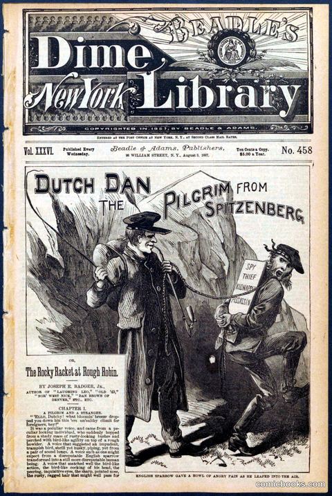 Beadle's Dime Library No. 458