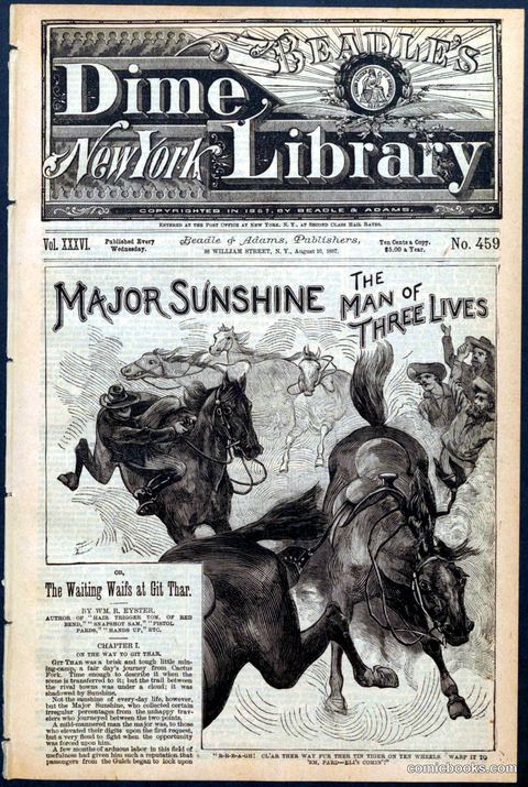 Beadle's New York Dime Library, No. 459