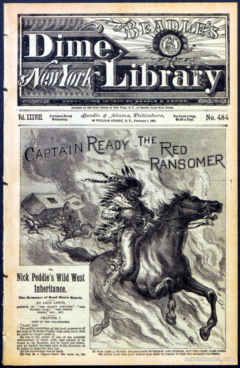 Beadle's New York Dime Library, No. 484