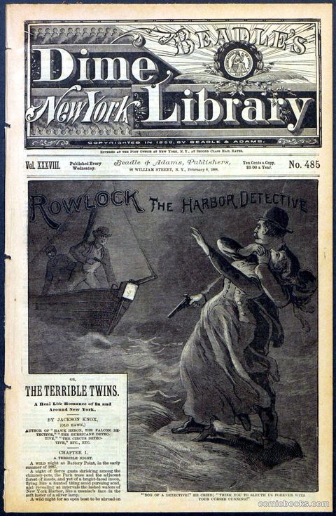 Beadle's New York Dime Library No. 485