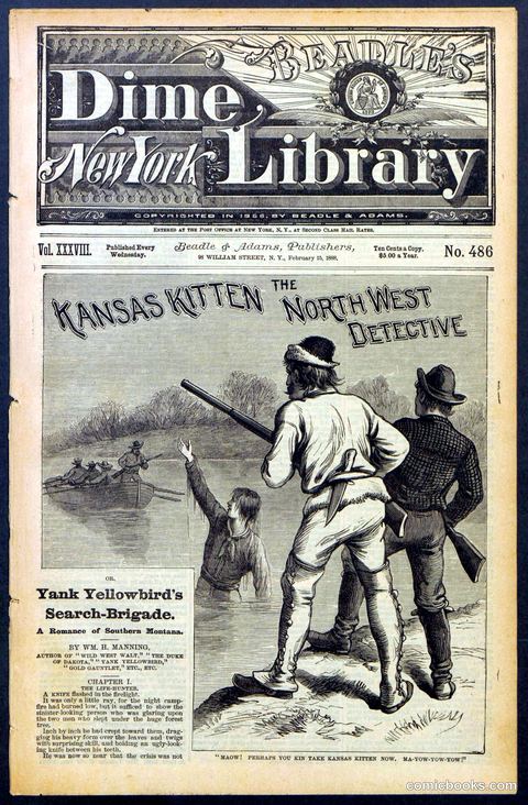 Beadle's New York Dime Library, No. 486
