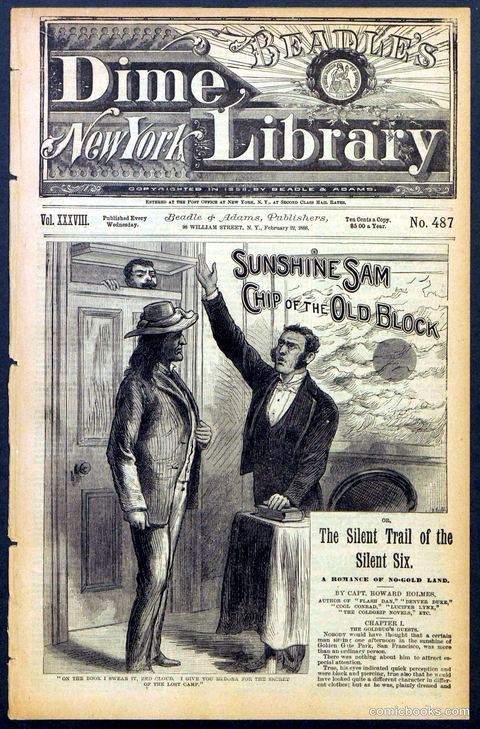 Beadle's New York Dime Library No. 487