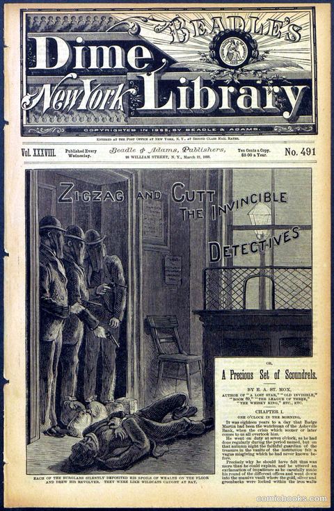 Beadle's New York Dime Library No. 491
