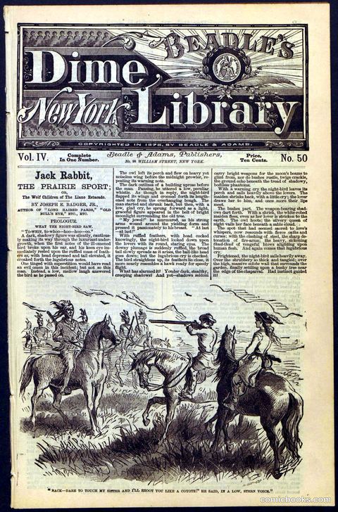 Beadle's New York Dime Library, No. 50
