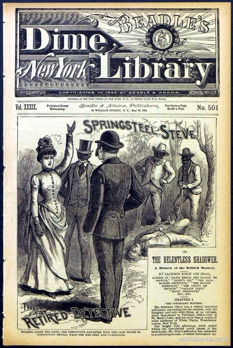Beadle's New York Dime Library No. 501