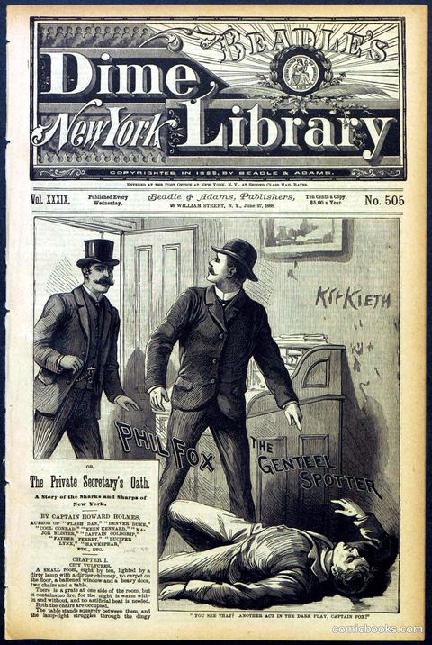 Beadle's New York Dime Library No. 505