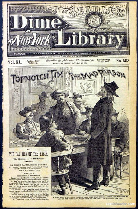 Beadle's New York Dime Library, No. 508