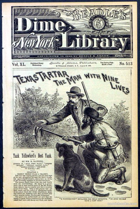 Beadle's New York Dime Library No. 513