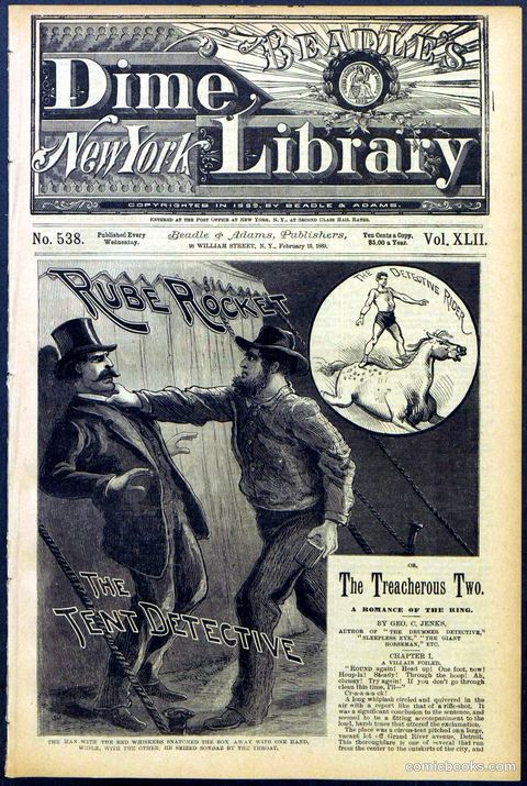 Beadle's New York Dime Library No. 538