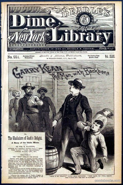 Beadle's New York Dime Library No. 551