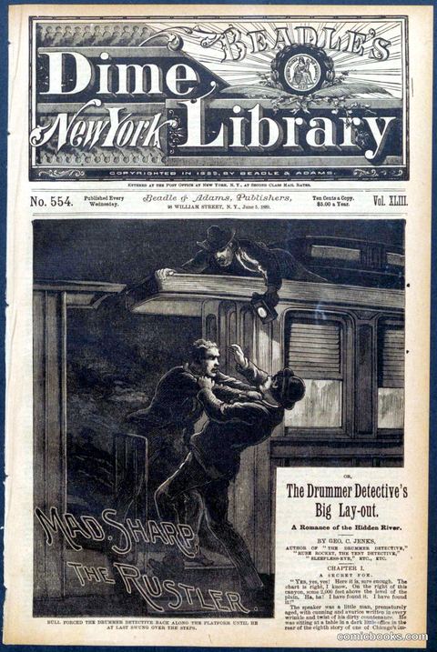 Beadle's Dime Library No. 554