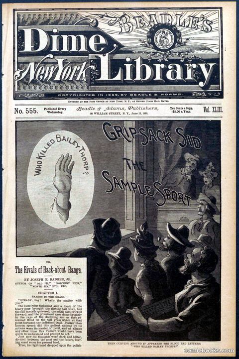 Beadle's New York Dime Library, No. 555