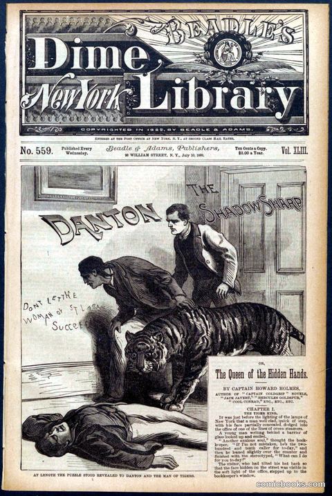 Beadle's New York Dime Library No. 559