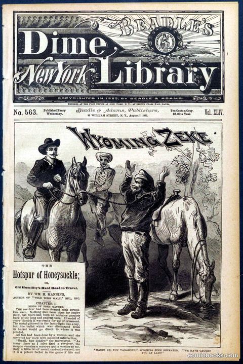 Beadle's New York Dime Library No. 563