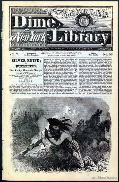 Beadle's New York Dime Library, No. 58