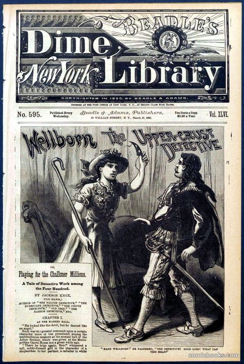 Beadle's Dime Library No. 595