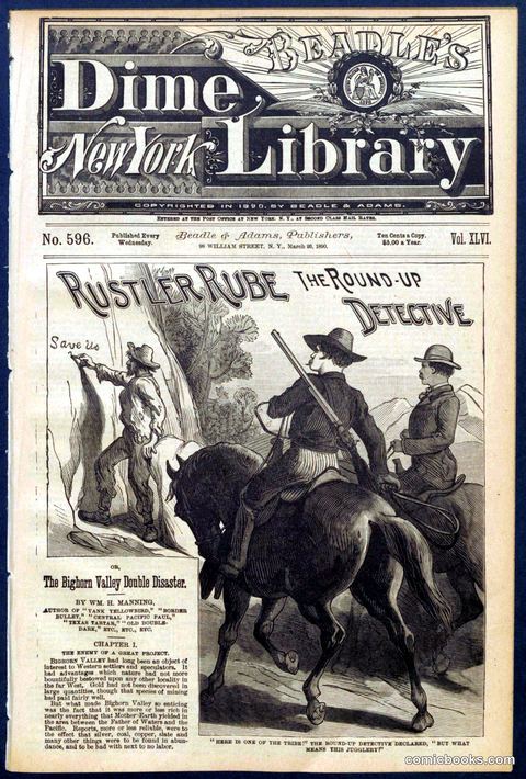 Beadle's New York Dime Library, No. 596