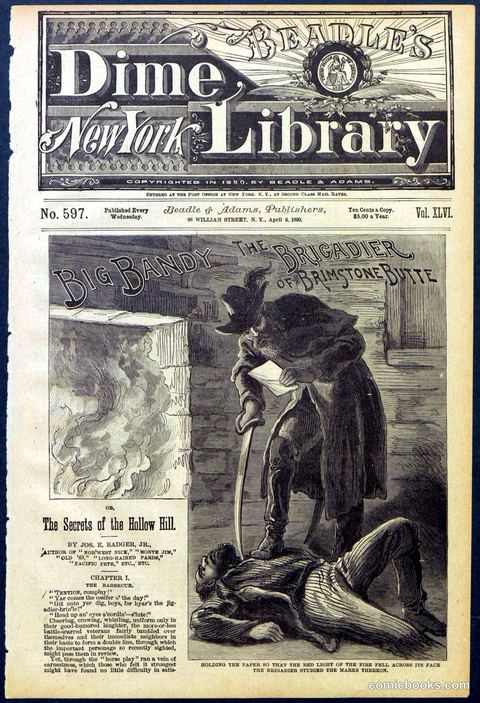 Beadle's Dime Library No. 597