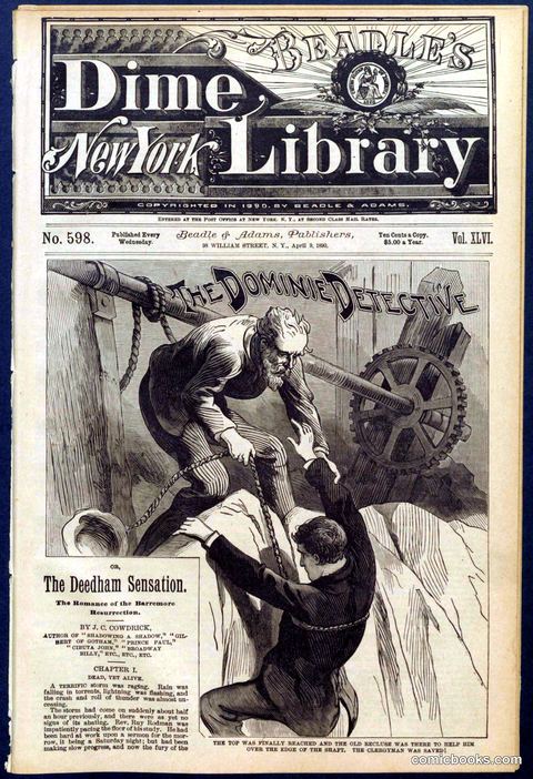 Beadle's New York Dime Library, No. 598