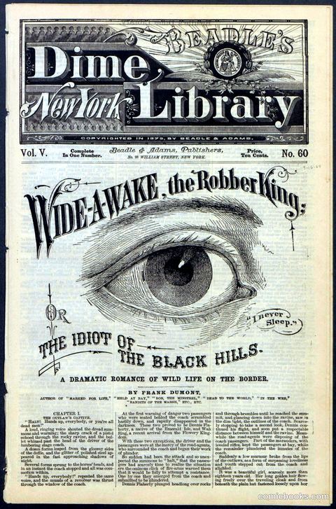 Beadle's New York Dime Library, No. 60