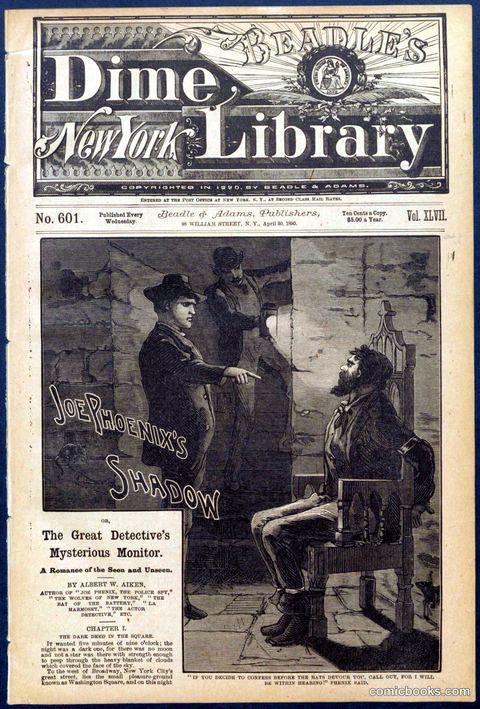 Beadle's New York Dime Library, No. 601