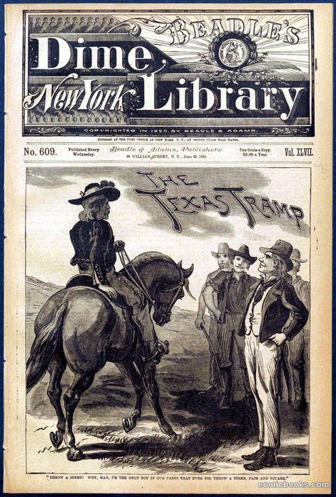 Beadle's Dime Library No. 609: The Texas Tramp
