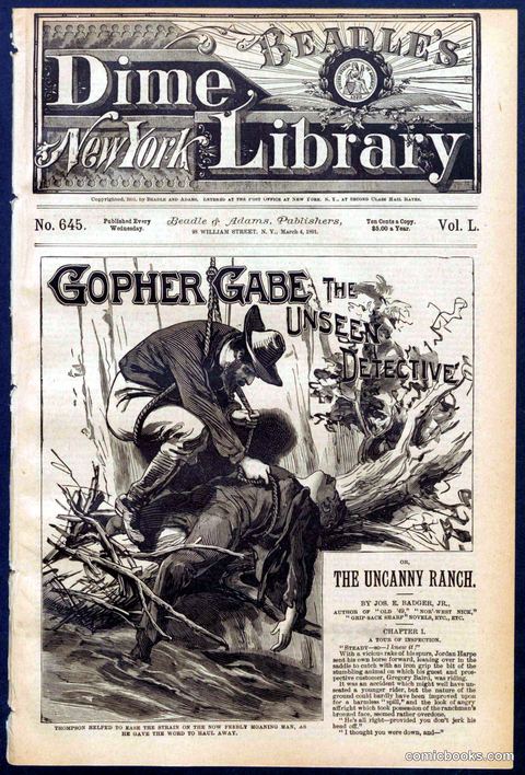 Beadle's New York Dime Library No. 645